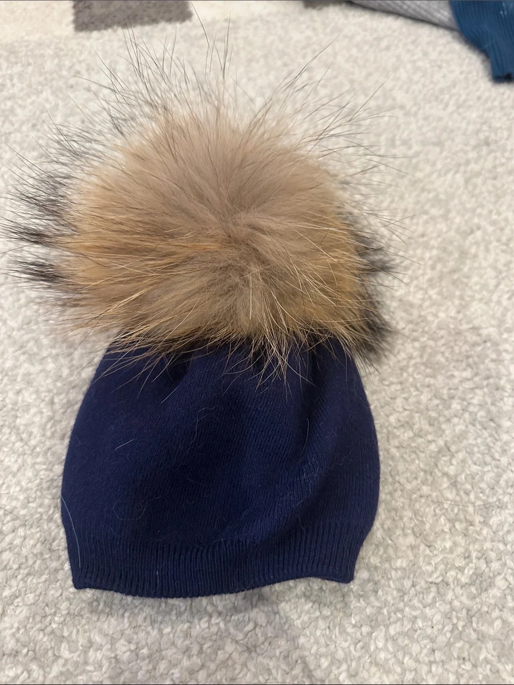 Baby knit Pom Pom hat